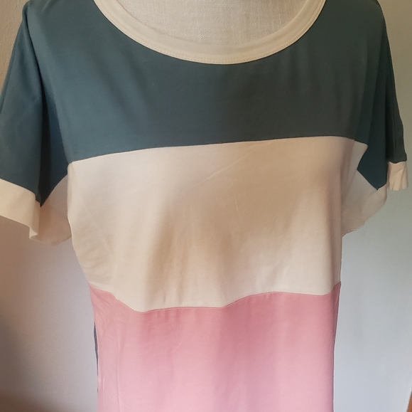 Tri Tone 95% cotton top - Picture 3 of 5